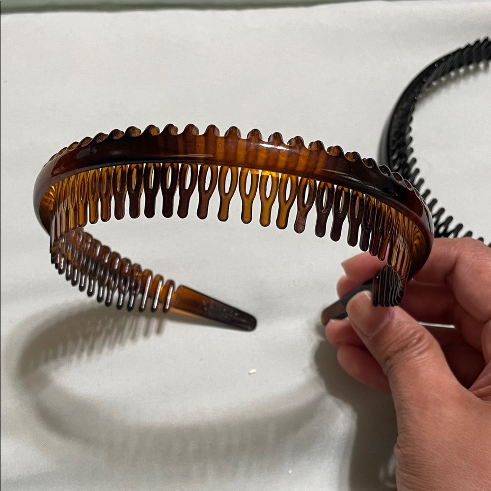 Tortoiseshell Toothed Plastic Headband